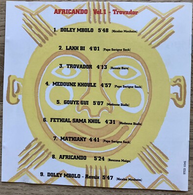 Africando- Vol.1 Trovador (CD) | eBay