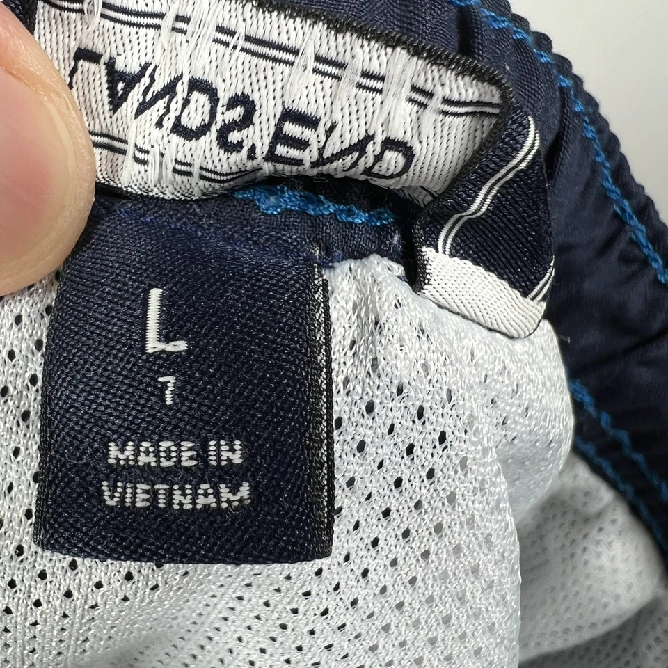 Lands’ End Boys Swim Trunks Size 7 Navy Swimsuit Bathing Suit Beach Pool       J - Image 4 of 4