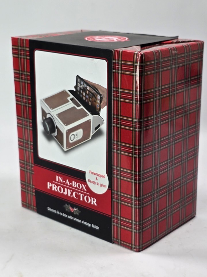 NEW Phone Projector InABox Portable Home Cinema. Makes a great gift