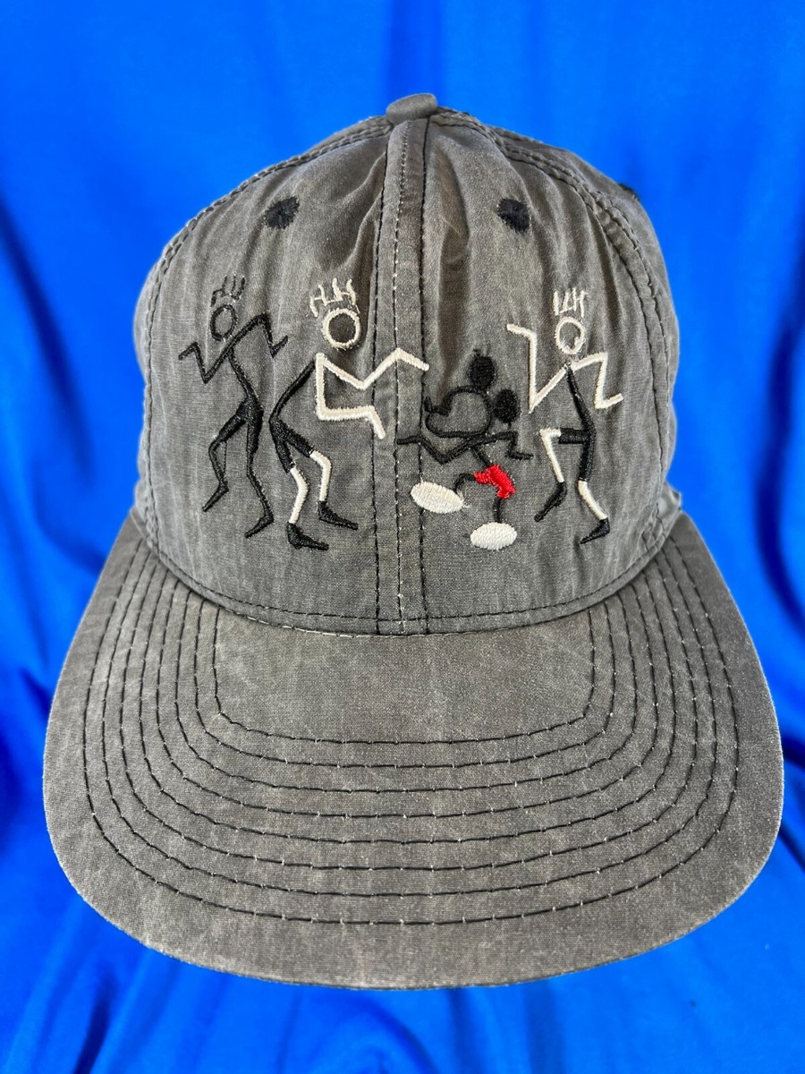 帽子 90s Disney animation nation cap EUC vintage 90's Disney Animation Nation dancing Mickey gray