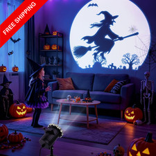 3 in 1 Halloween Projector Lights, Dynamic Halloween Projector Outdoor