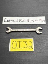 CORNWELL TOOLS WRENCH # EW12, 7/16" X 3/8" DBL OPEN END WRENCH MADE IN USA NICE