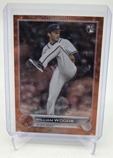 2022 Topps Update William Woods Rookie Orange Ice Foil /299 #US195