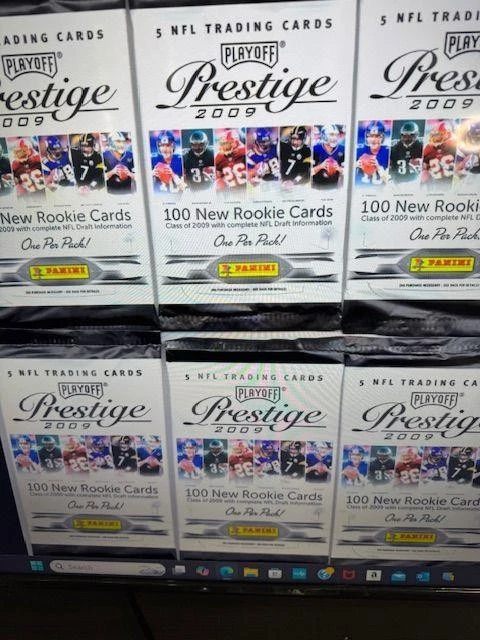 2009 Panini Playoff Prestige Football Packs - Lot of 6 Packs - Matthew Stafford