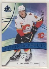 2020 SP Game Used Authentic Rookies Blue Burst /199 Alexander Yelesin #188 1s8