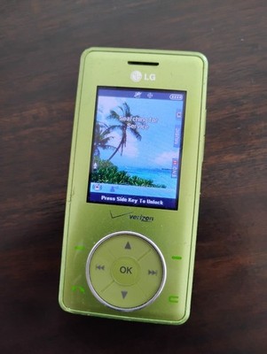Rare LG Chocolate VX8500 Phone Verizon Green LG Mint VX 8500 as-is