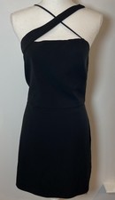 NWT Lovers + Friends Sidney Mini Dress Cross Straps Little Black Dress XL New