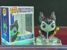 Bitty Pop! CUSTOM GLITTER MALEFICENT  Funko 1" Figure Disney *Custom Painted*