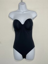 NWD Wacoal Women's 34DD Red Carpet Strapless Shaping Bodybriefer 801219 Black