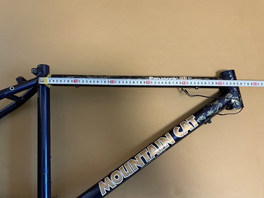 Panasonic MTB 3×7s Panasonic MOUNTAIN CAT Frame Set Aluminum Old MTB Touring Dark