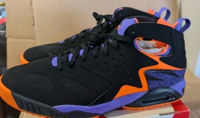Size 15 - Mens Nike Air Tech Challenge Huarache Black Orange Purp 630957 002 (B)