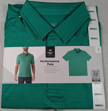 Members Mark - Performance Polo - Short Sleeve Shirt - Men's - Green - Size S