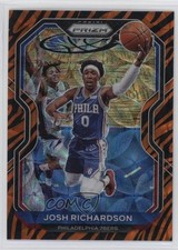 2020-21 Panini Prizm Choice Tiger Stripes Prizm Josh Richardson #136 14mg