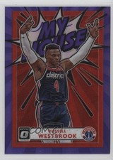 2020-21 Panini Donruss Optic My House! Purple Prizm Russell Westbrook #14 1d0h