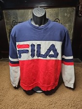 Vintage Crew Neck Fila Sweatshirt Men's XL Extremely Clean