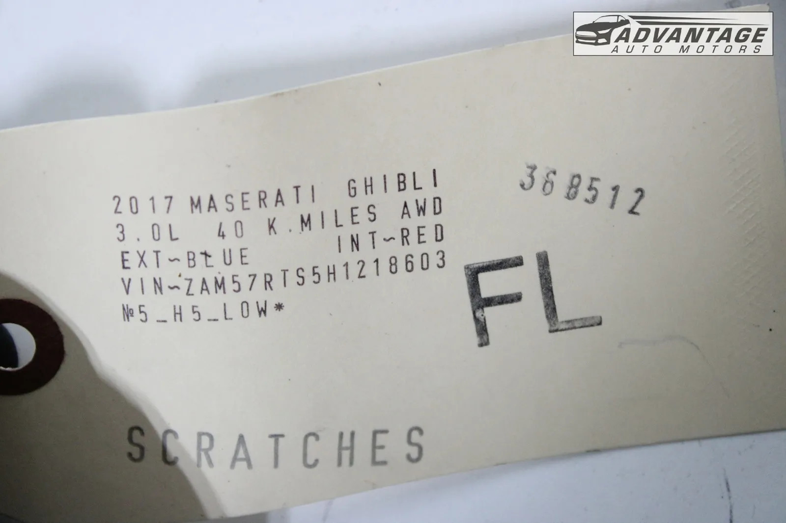 2014-2019 MASERATI GHIBLI FRONT LEFT DRIVER DOOR WINDOW WEATHERSTRIP SEAL OEM