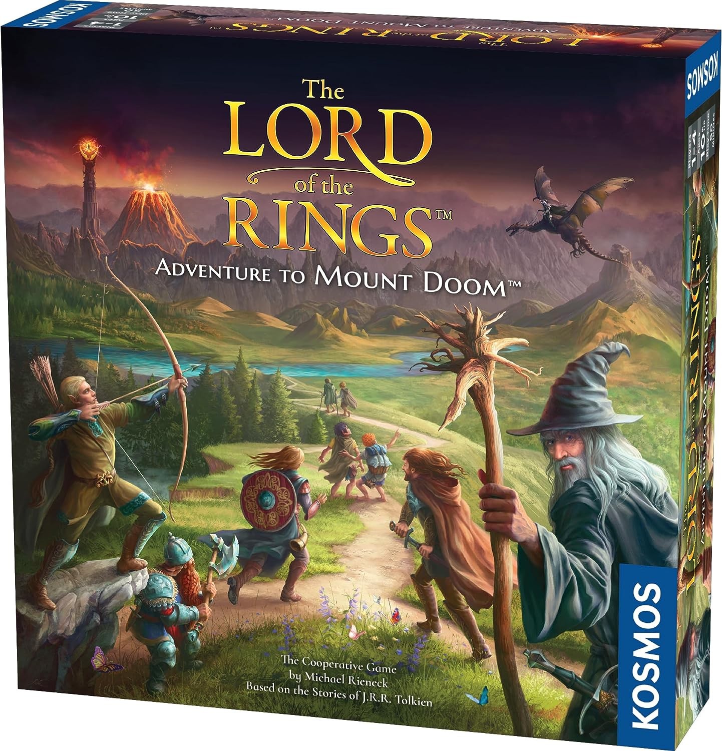 LOTR Adventure to Mount Doom Board Game