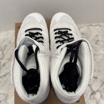 Nike Inflict Wrestling Shoes White/Black 325256-101 Men display picture 1