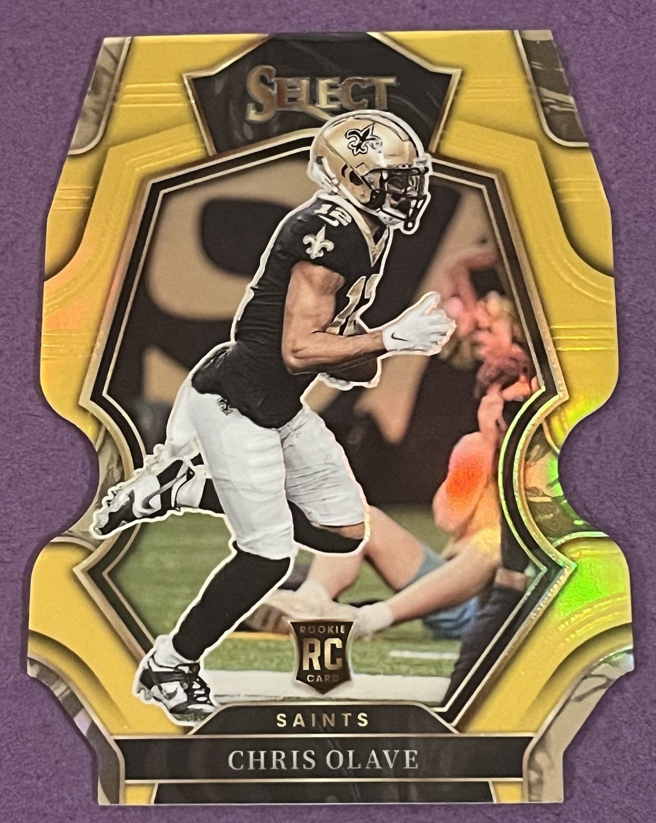 2022 Panini Select Chris Olave Premier Level Gold Die Cut RC 10/10 Bookend RARE