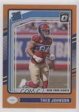 2024 Panini Donruss Optic Rated Rookie Orange Prizm 32/249 Theo Johnson #291 s3g