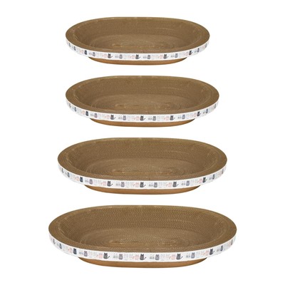 Cat Scratcher Karton Kratzbrett Trainingsspielzeug Wellpappe Kratzunterlage für