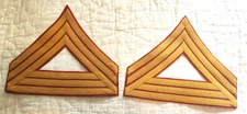 EARLY 1900's USMC MARINE CORPS QUARTERMASTER  SERGEANT CHEVRONS