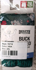 Duluth Trading Buck Naked Boxer Briefs Mens Size 2XL 44-46 Christmas Racoons