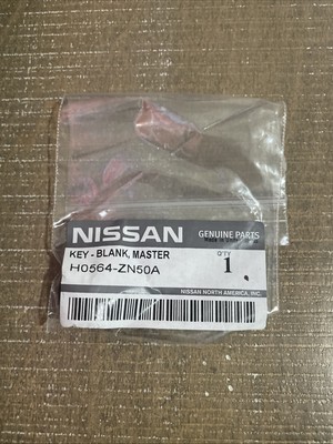 NEW OEM NISSAN INFINITI NO CHIP KEY-BLANK MASTER H0564-ZN50A Q50 QX80 ALTIMA