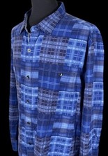 TOMMY BAHAMA CANYON BEACH FLANNEL SHIRT SZ 3XL
