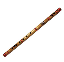 Handmade Natural Bamboo Flute Woodwind Musical Instrument Bansuri 21" FF Scale