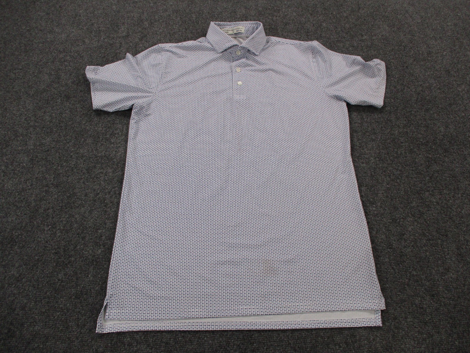 Holderness Bourne Shirt Mens M Golf Performance Tailored Fit Sport Golf Stretch
