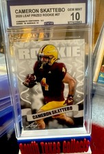 2025 Leaf PRIZED ROOKIE CAMERON CAM SKATTEBO #07 NEW YORK GIANTS MINT RC