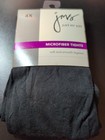 Just My Size 4X Microfiber Tights Nylon & Spandex New Black Soft Smooth Legwear — photo 1
