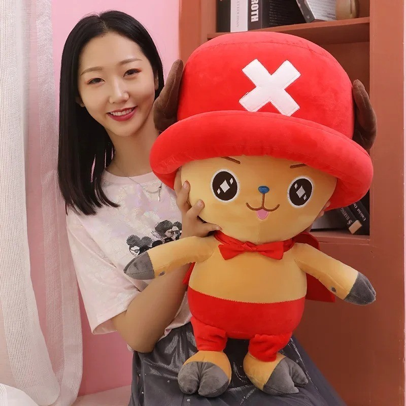 Figura de anime de una pieza de 4 estilos Tony Tony Chopper 35 cm muñeco de peluche juguete