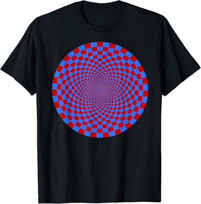 Optical 3 D Eye Popping Illusion T-Shirt
