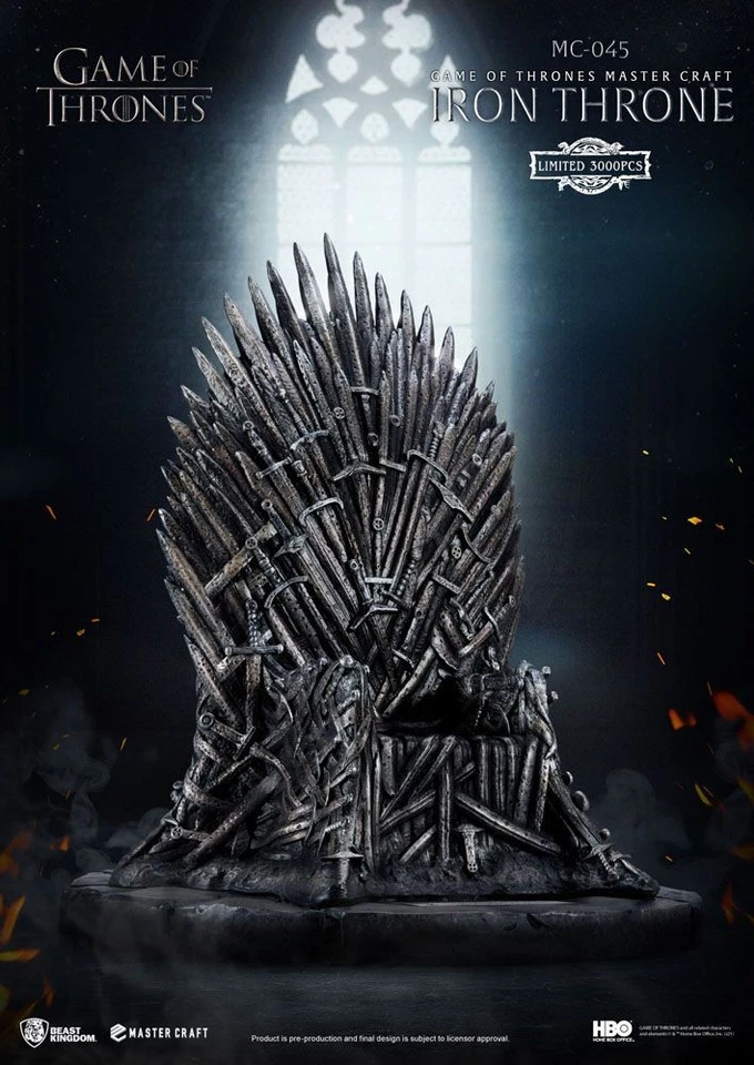 Game Of Thrones Maître Artisanat Statue Trône De Fer 41 Cm Beast Kingdom Jouets - Photo 3/4