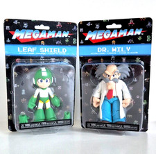 Megaman Dr Wily And Leaf Shield Figure Set Mega Man Funko Action Figure Set