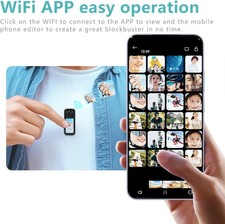 S70 Mini Action Camera 2.7K HD Wearable Body Cam 180  Rotating Lens 64GB