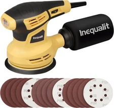 Random Orbital Sander, 2.4Amp 5-Inch Corded Palm Sander, Max 13000 OPM Electric
