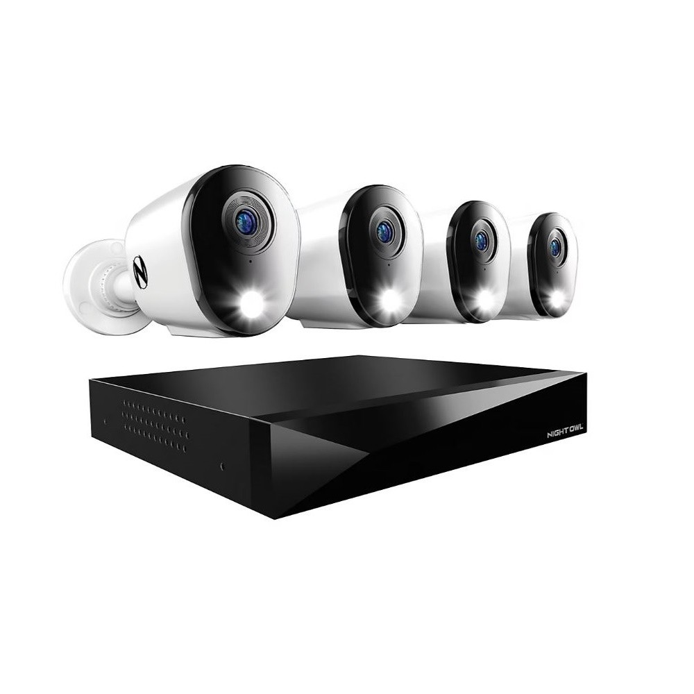 Night Owl CL-FT4D1-84L 2-Way Audio 12 Ch Camera 2K DVR Security