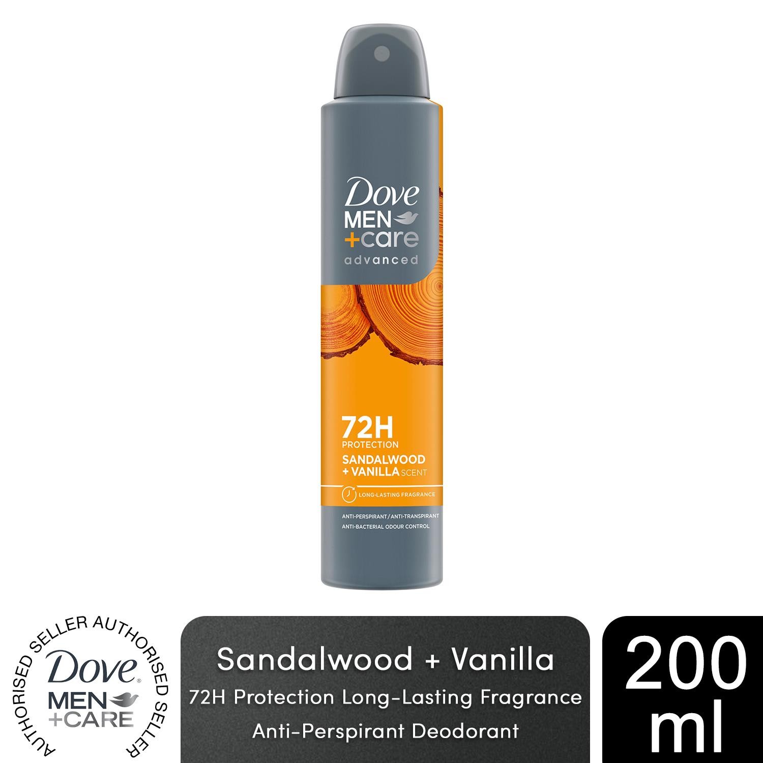 Dove Men+Care Advanced Deodorant Spray for 72Hrs Sweat Protection, 200ml