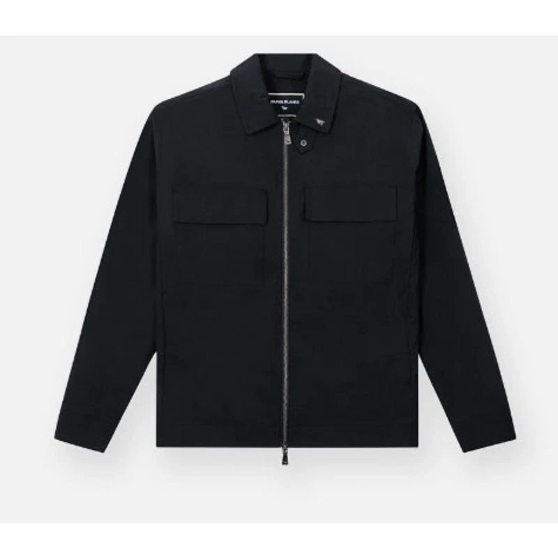 Paper Planes Black Lightweight Utility Windbreaker Jacket Size Medium