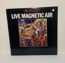 Max Webster Fully Autographed Live Magnetic Air Signed Vinyl Record Kim Mitchell