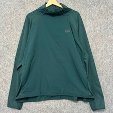 REI Co Op Women's 3XL Green Fleece Insulated Panel Pullover Top