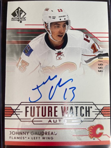 Johnny Gaudreau [Autograph] #306 2014 SP Authentic card