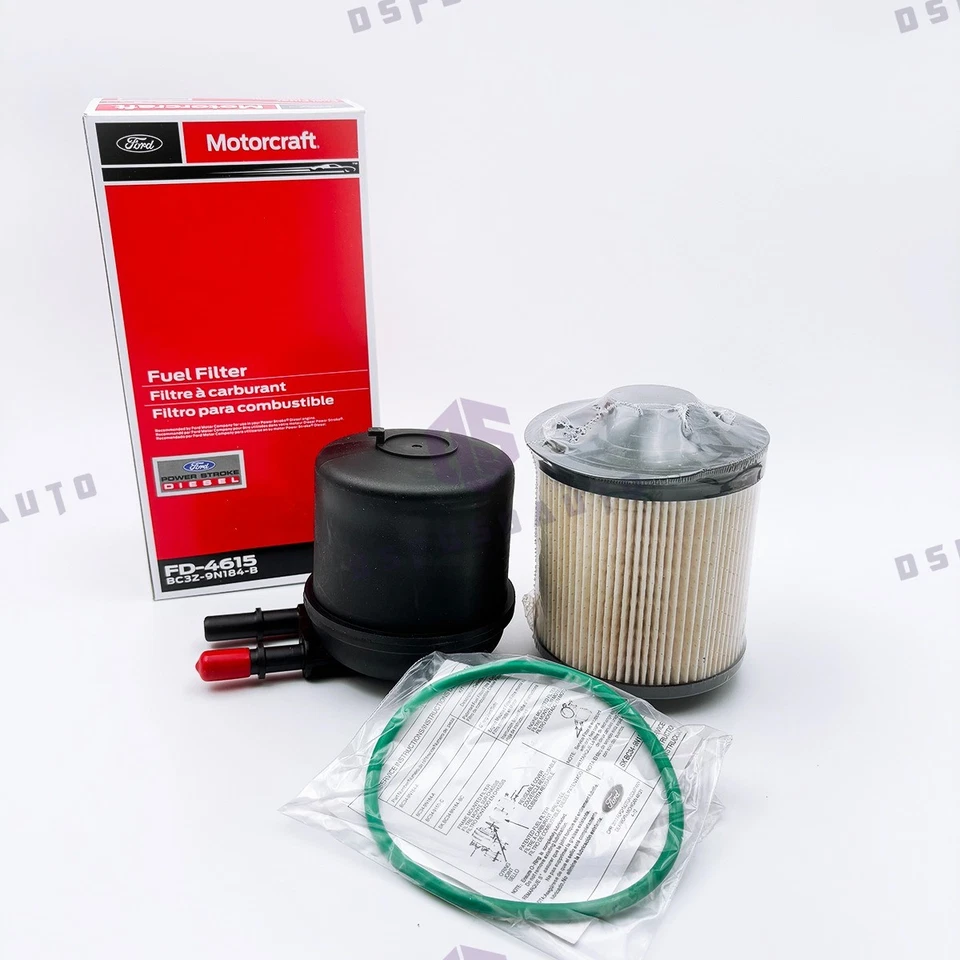 NEW 2X Motorcraft FD4615 Diesel Fuel Filter for Ford F-250 Super F-350 6.7L - Image 3 of 4