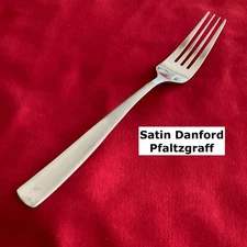 Pfaltzgraff SATIN DANFORD Dinner Fork 8 1/8" Stainless Steel Flatware