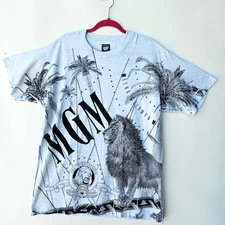 Vintage MGM Studios Men’s XL Single Stitch All Over Print T-Shirt  USA