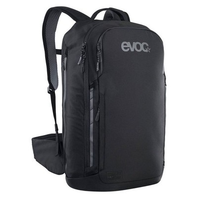 commute pro 22 backpack black 22l with integrated back protector EVOC transport