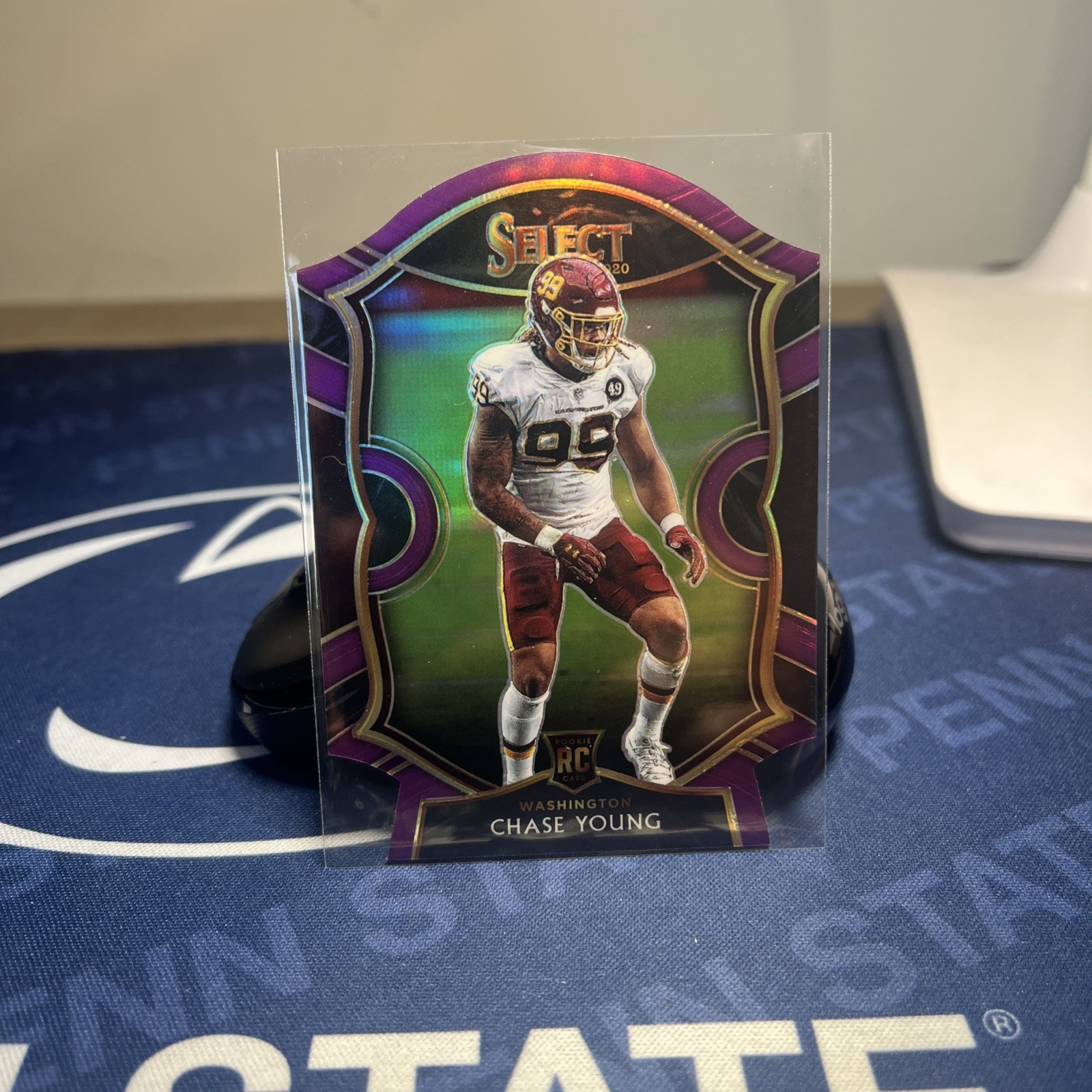 CHASE YOUNG 2020 Panini Select Purple Concourse RC #64 Prizm Die Cut